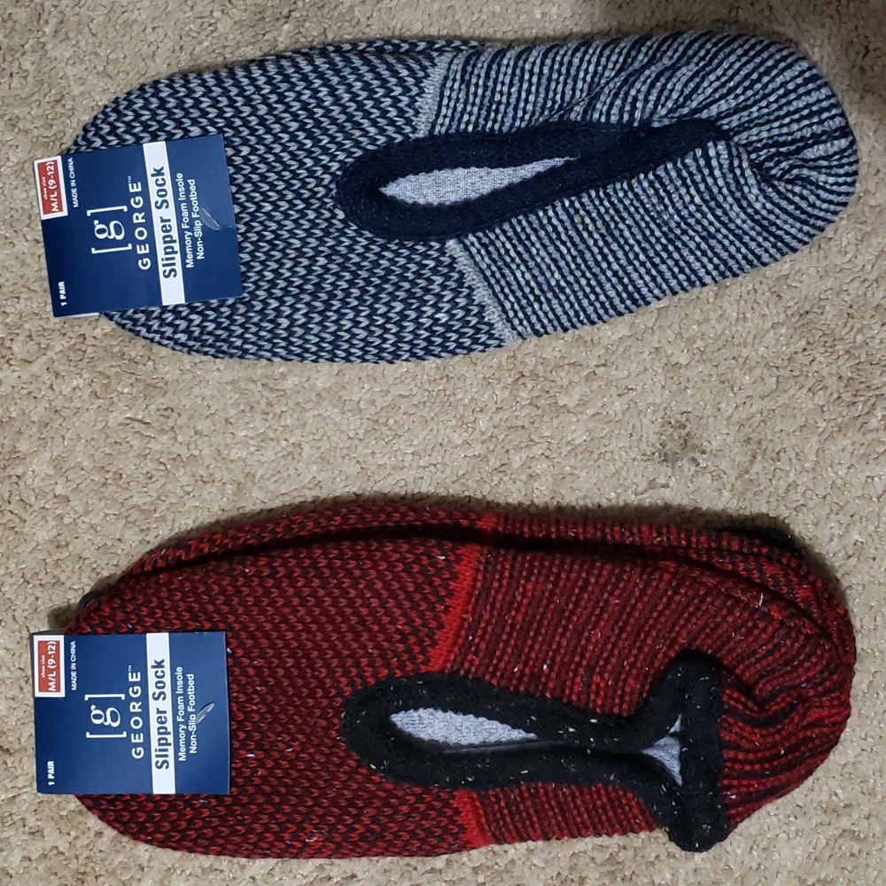 George slipper sock